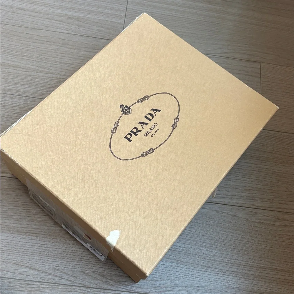 Prada Napa Flower Peep Toe Espradilles - Picture 9 of 9